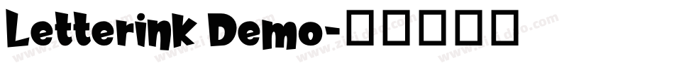 Letterink Demo字体转换